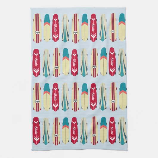 Skateboards Theedoek (Verticaal)