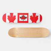 skateboards van de canadese vlag (Horizontaal)