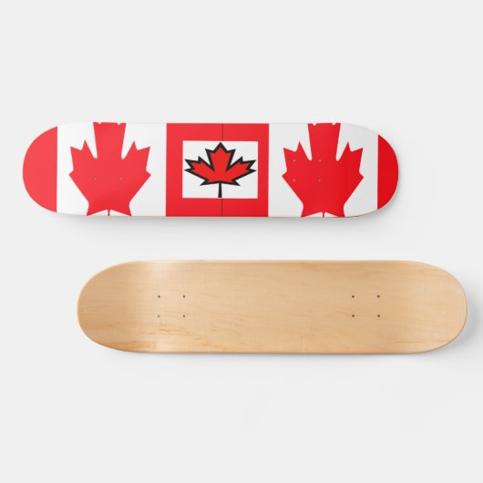 skateboards van de canadese vlag (Horizontaal)