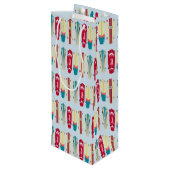  Skateboards Wijn Cadeautas (Achterkant Gekanteld)