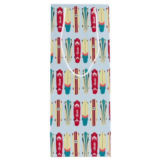  Skateboards Wijn Cadeautas (Achterkant)