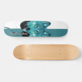 Skateboards+Wolf+Custom name+sjabloon+personalized Persoonlijk Skateboard (Horizontaal)