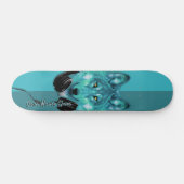Skateboards+Wolf+Custom name+sjabloon+personalized Persoonlijk Skateboard (Horizontaal)