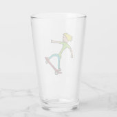 Skateboardskateboard Glas (Achterkant)