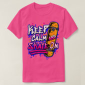 Skateboardskateboard T-shirt (Design voorkant)