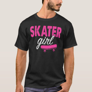Skateboardskateboarden Skater Schaats Board Girl T-shirt