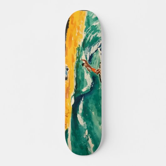 skateboardsurfer persoonlijk skateboard (Voorkant)