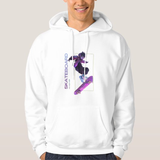 skateboardtruien hoodie (Voorkant)