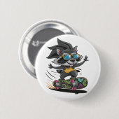 Skateboardwasbeer Ronde Button 5,7 Cm (Voorkant /achterkant)