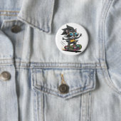 Skateboardwasbeer Ronde Button 5,7 Cm (In situ)