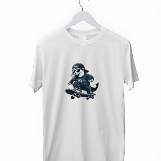 Skateboardwezel T-shirt