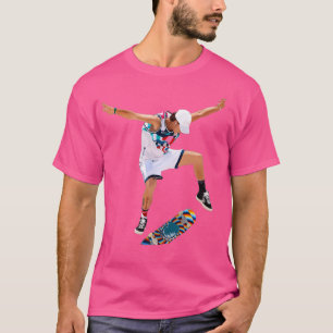 skateboartekening t-shirt