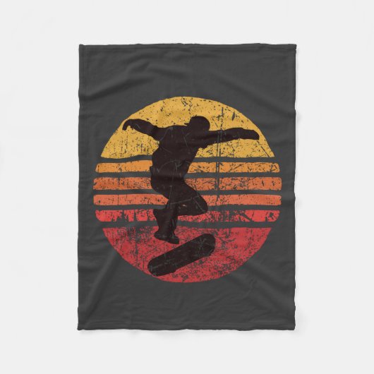  Skateboat Fleece Deken (Voorkant)