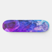 Skatebord Moonlight Deck, Blauwe en Lavendelkleure Persoonlijk Skateboard (Horizontaal)
