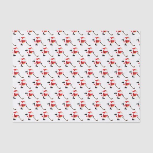 Skateklare Kerstman Tissuepapier (Voorkant)