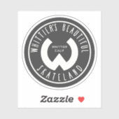 Skateland Whittier California,  getroffen Sticker (Vel)