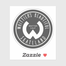 Skateland Whittier California,  getroffen Sticker