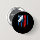 Skateliefhebber Skateboarder Skateboarden 2 Ronde Button 5,7 Cm (Voorkant /achterkant)