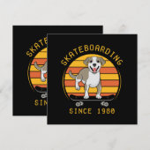 Skaten sinds 1980 kaart (Voorkant / Achterkant)