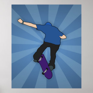 Skaten voorbij je Poster