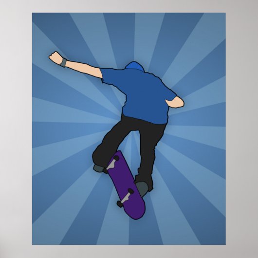 Skaten voorbij je Poster (Voorkant)