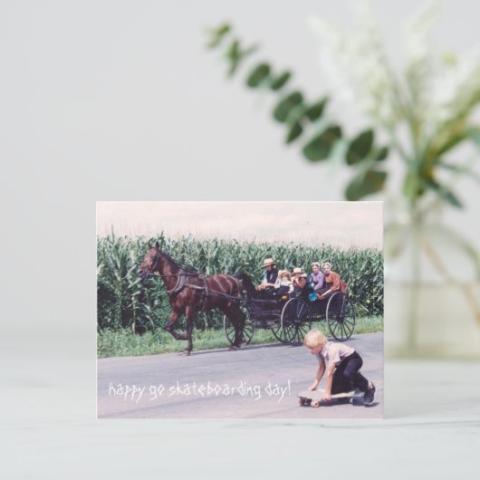 Skatendag Briefkaart (Staand voorkant)