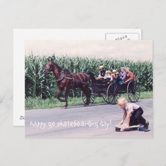 Skatendag Briefkaart (Voorkant / Achterkant)