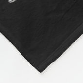 Skatende kat straat meme grappige kitten grunge fleece deken (Hoek)