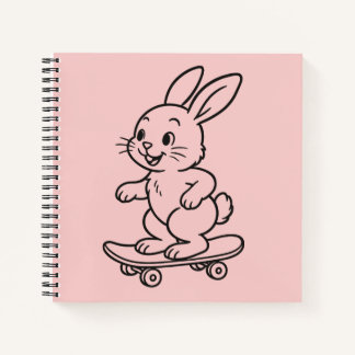 Skatende Konijn Notitieboek