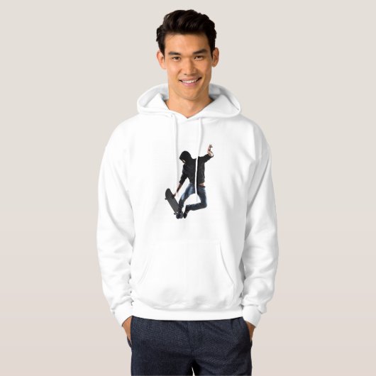 Skatende op de vlieg hoodie (Voorkant volledig)