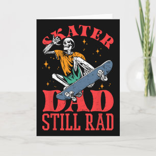 Skatende vader nog steeds rad skelet skate Vaderda Kaart