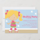 SkateParty | uitnodiging van de partij Birthday (Voorkant)