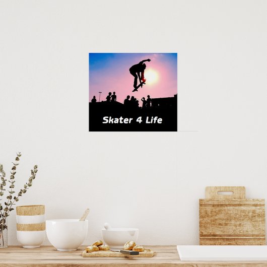 Skater 4 Life Poster (Keuken)