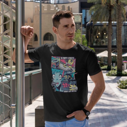 Skater Anime Vaporwave T-shirt