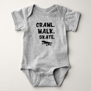 Skater Baby, Kruip Loop Skate, Baby Skateboard Romper