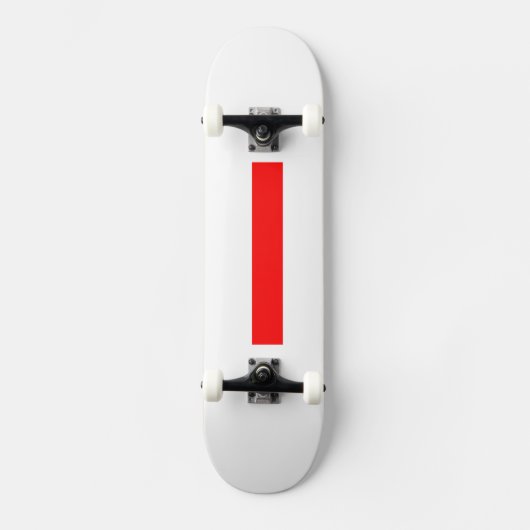 Skater Board Creëer je eigen aangepaste RED Skateboard (Voorkant)
