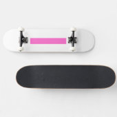 Skater Board Creëer uw eigen aangepaste roze Skateboard (Horizontaal)
