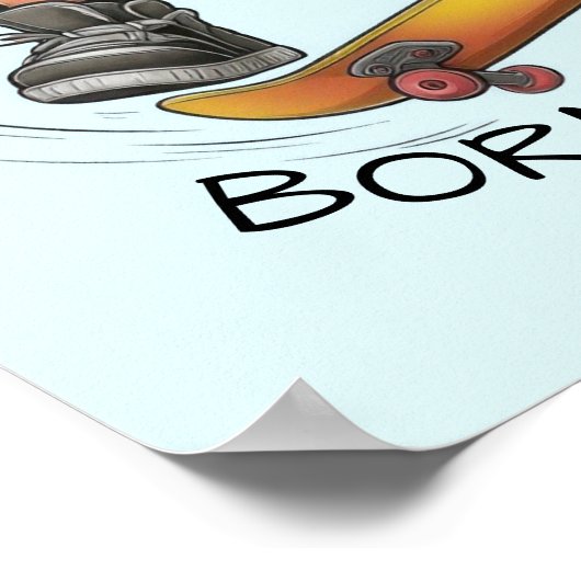 Skater Boy Skateboarden Poster (Hoek)