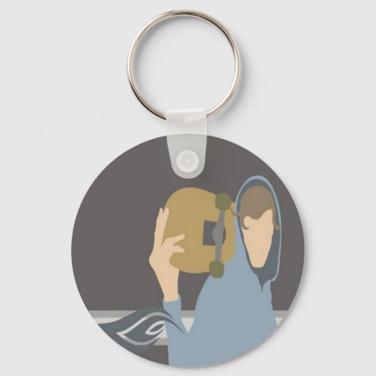Skater Boy Sleutelhanger (Voorkant)