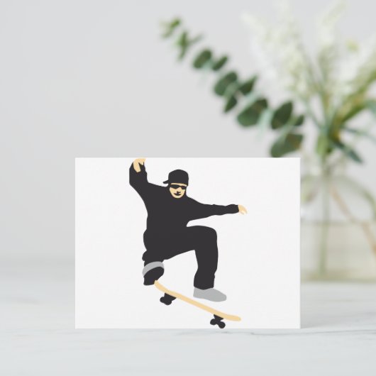 skater briefkaart (Staand voorkant)