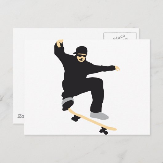 skater briefkaart (Voorkant / Achterkant)