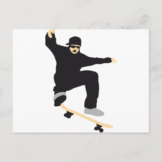 skater briefkaart (Voorkant)