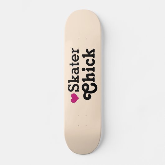 Skater Chick Skateboard (Voorkant)