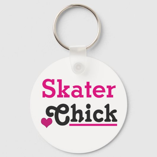 Skater Chick Sleutelhanger (Voorkant)