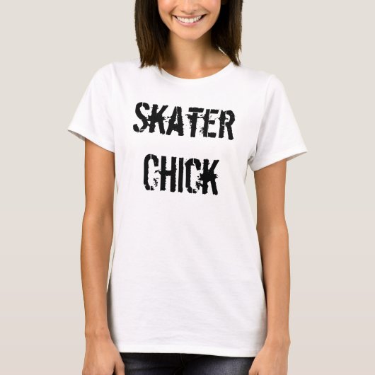 Skater Chick T-shirt (Voorkant)