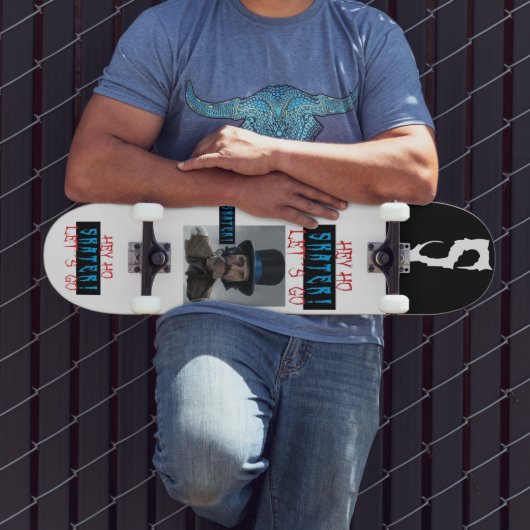 Skater! Company Shape Man Blue Persoonlijk Skateboard (Buiten 3)
