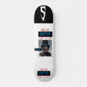 Skater! Company Shape Man Blue Persoonlijk Skateboard (Voorkant)