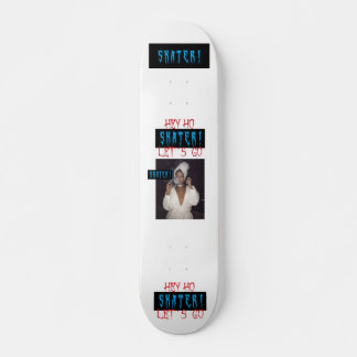 Skater! Company Shape Sexy Black Girl Smoke Persoonlijk Skateboard