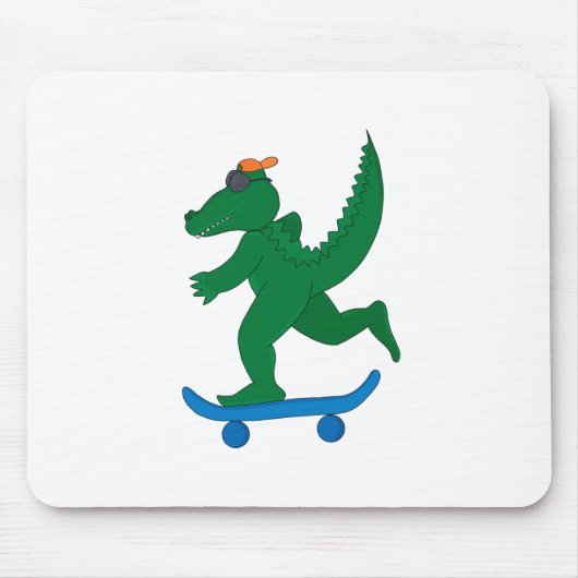 Skater Crocodile Muismat (Voorkant)