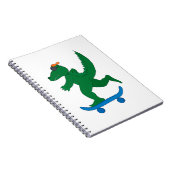 Skater Crocodile Notitieboek (Rechterzijde)